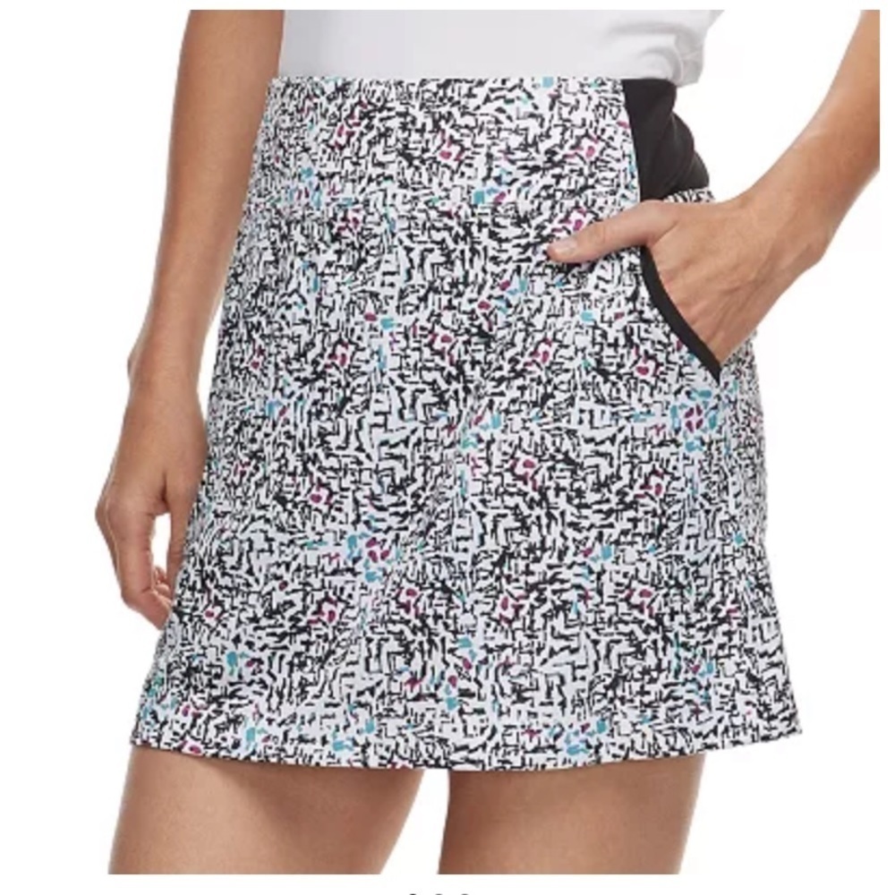 Grand Slam size xsmall digital roadmap print tennis skort